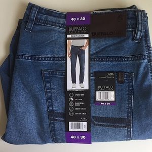 BUFFALO DAVID BITTON  SLIM STRETCH BLUE JEANS